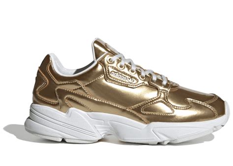 adidas falcon weiß gold|adidas Falcon Gold Metallic Crystal White (Women's) .